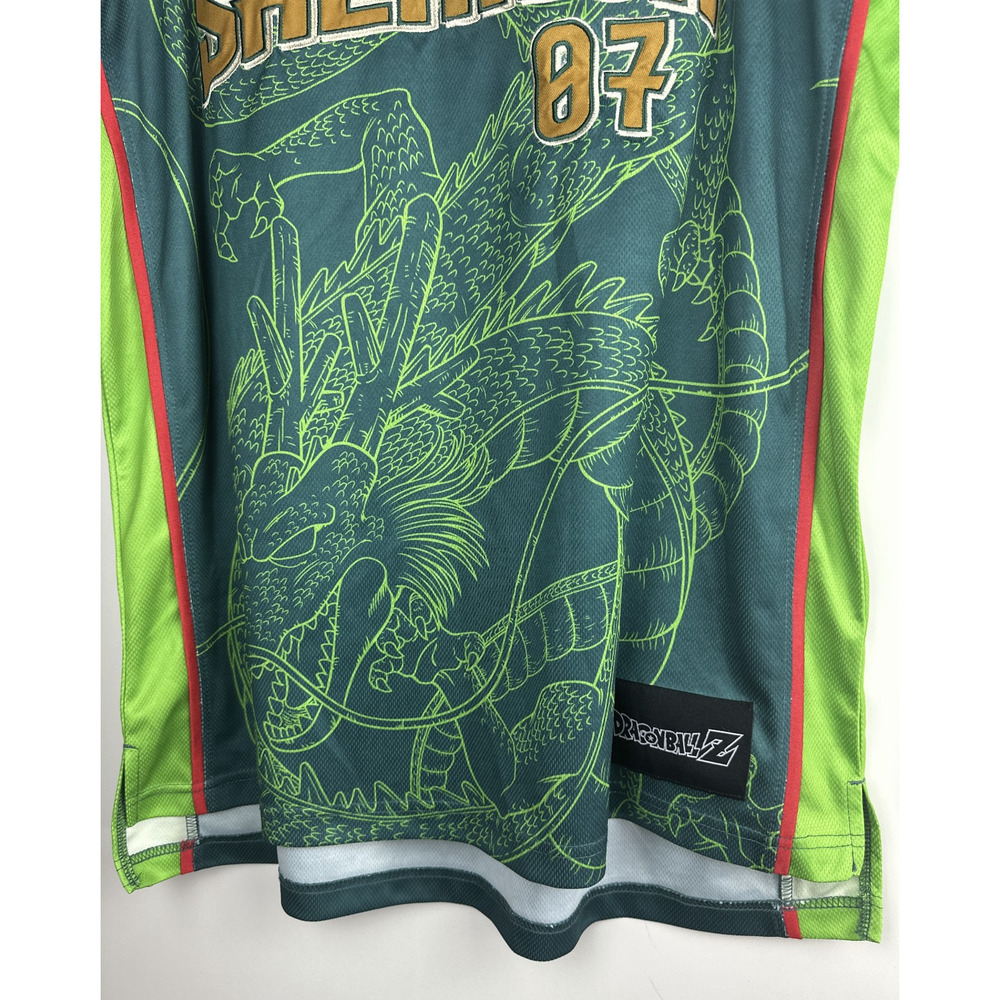 Dragon Ball Z Shenron Basketball Jersey DBZ 07 Patch Embroidered BoxLunch Medium - Picture 4 of 11